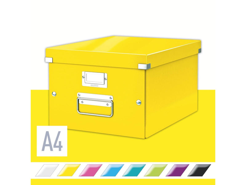 Leitz  Click & Store WOW Aufbewahrungs- und Transportbox Mittel (Für A4) Gelb