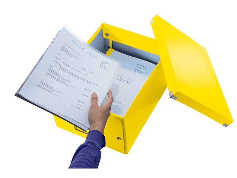 Leitz  Click & Store WOW Aufbewahrungs- und Transportbox Mittel (Für A4) Gelb