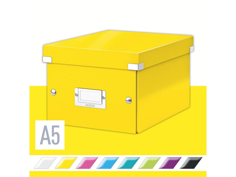 Leitz  Click & Store WOW Aufbewahrungs- und Transportbox Klein (Für A5) Gelb