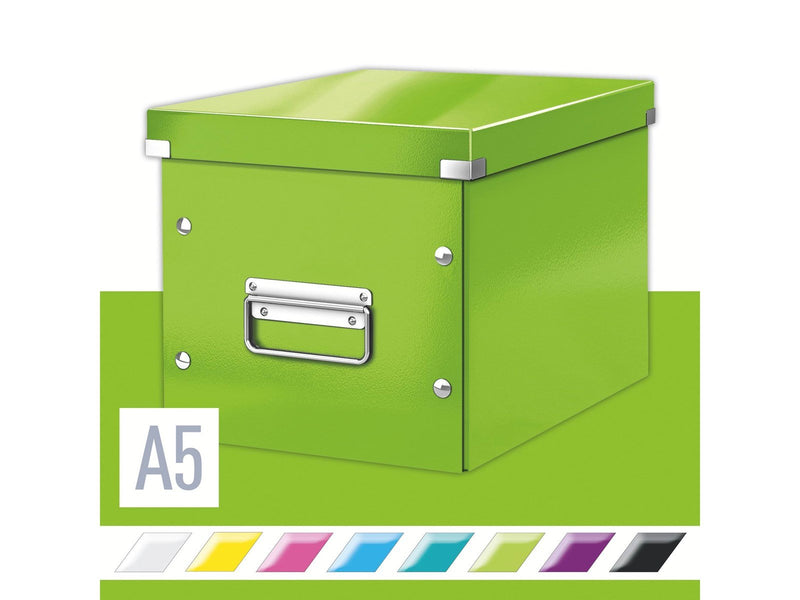 Leitz  Click & Store WOW Aufbewahrungs- und Transportbox Cube Mittel Grün