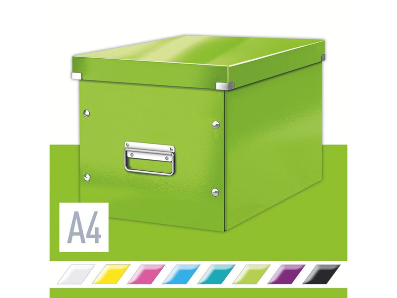 Leitz  Click & Store WOW Aufbewahrungs- und Transportbox Cube Groß Grün