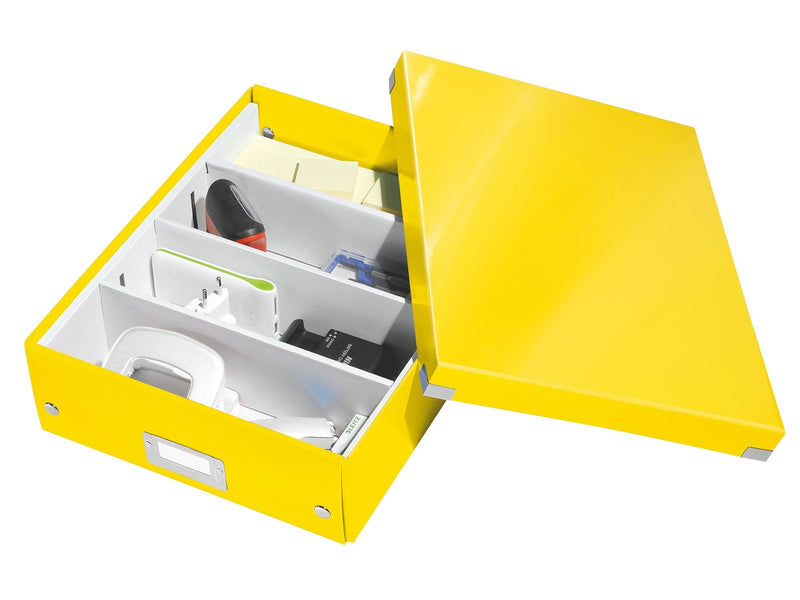 Leitz  Click & Store WOW Organisationsbox Mittel Gelb
