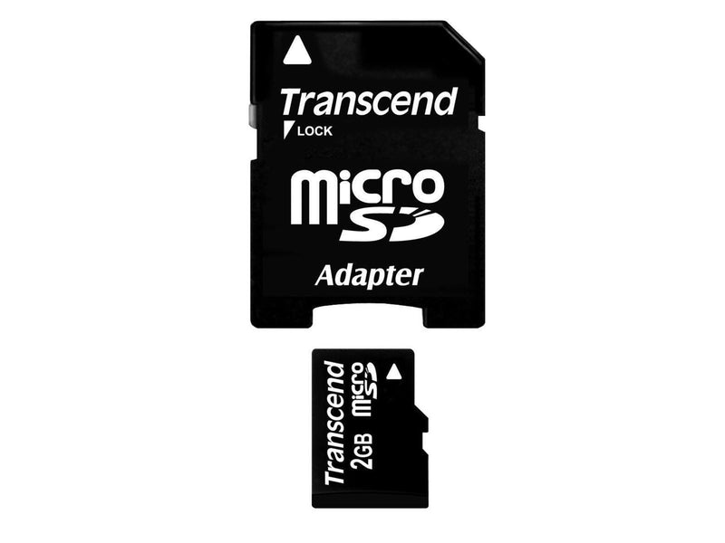 Transcend MicroSD/SD Std - 2GB