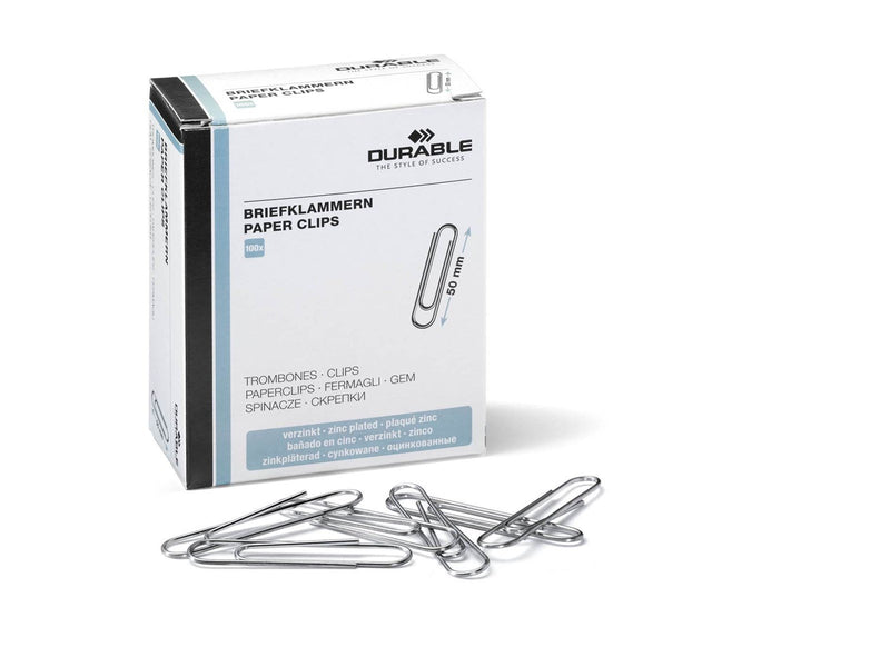 DURABLE Papir clips 50 mm zinkbelagt 100 pcs.