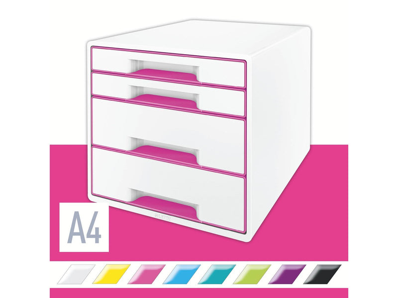 Leitz  WOW CUBE Schubladenbox Pink