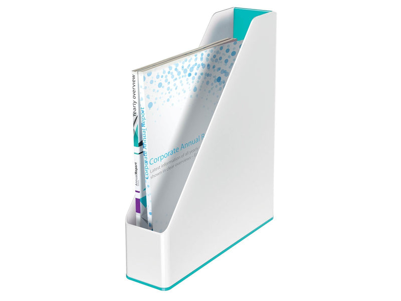 Leitz  WOW Stehsammler Duo Colour Eisblau
