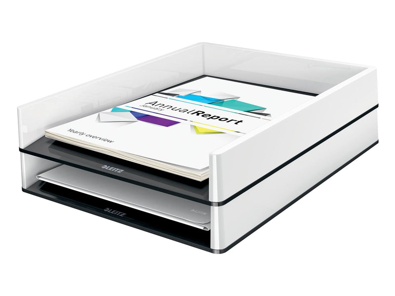 Leitz  WOW Briefkorb Duo Colour Schwarz