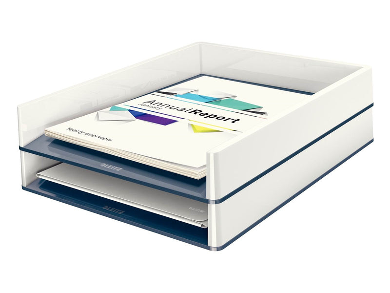 Leitz  WOW Briefkorb Duo Colour Weiß