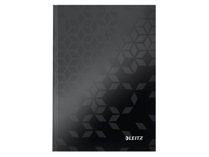 Leitz  WOW Notizbuch A5 liniert mit festem Einband Schwarz