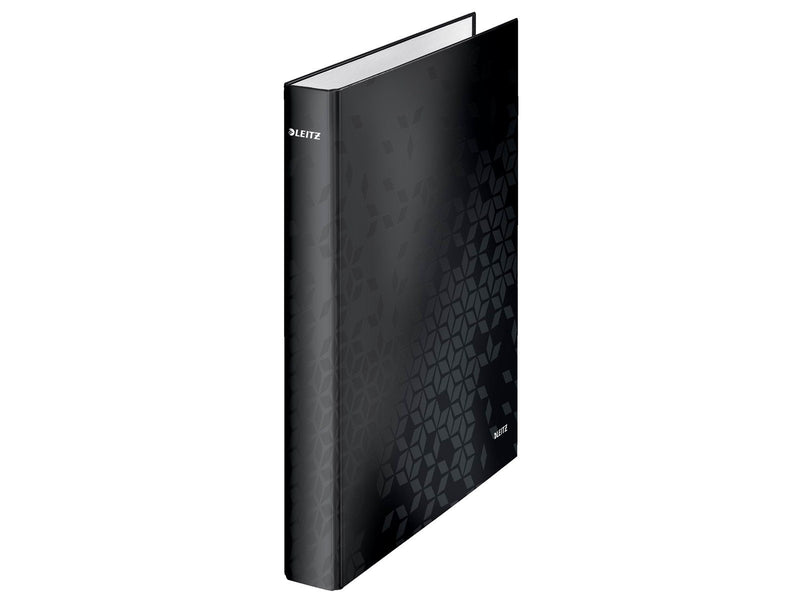 Leitz Ringbinder  WOW Laminated A4+ 4DR/25mm Black
