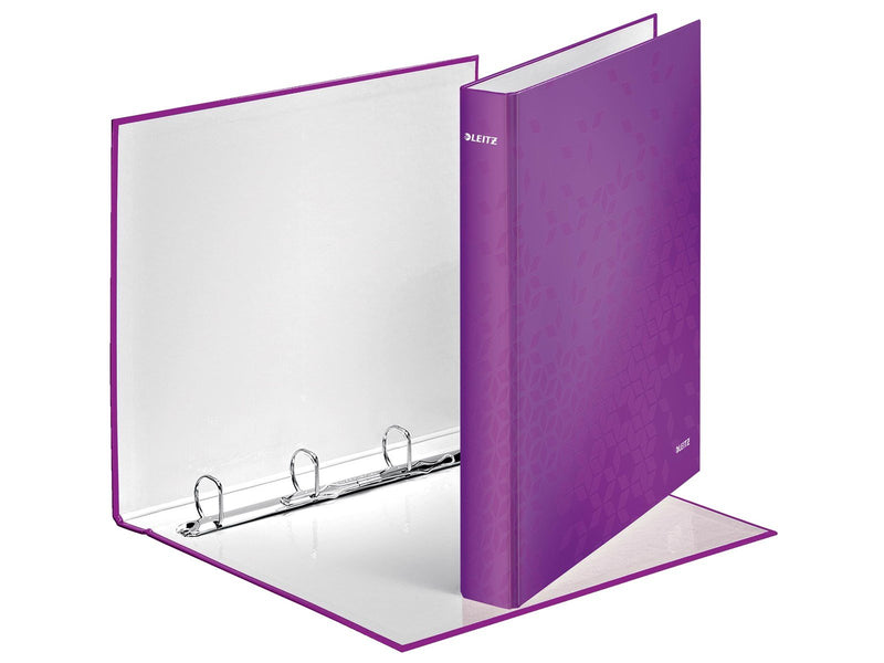Leitz Ringbinder  WOW Laminated A4+ 4DR/25mm Purple