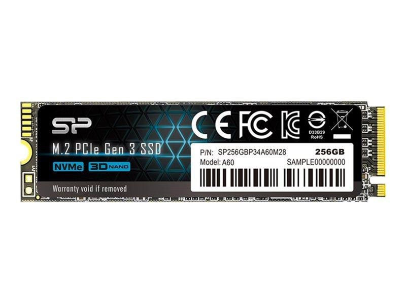 Silicon Power P34A60 SSD - 256GB - M.2 2280 - PCIe 3.0