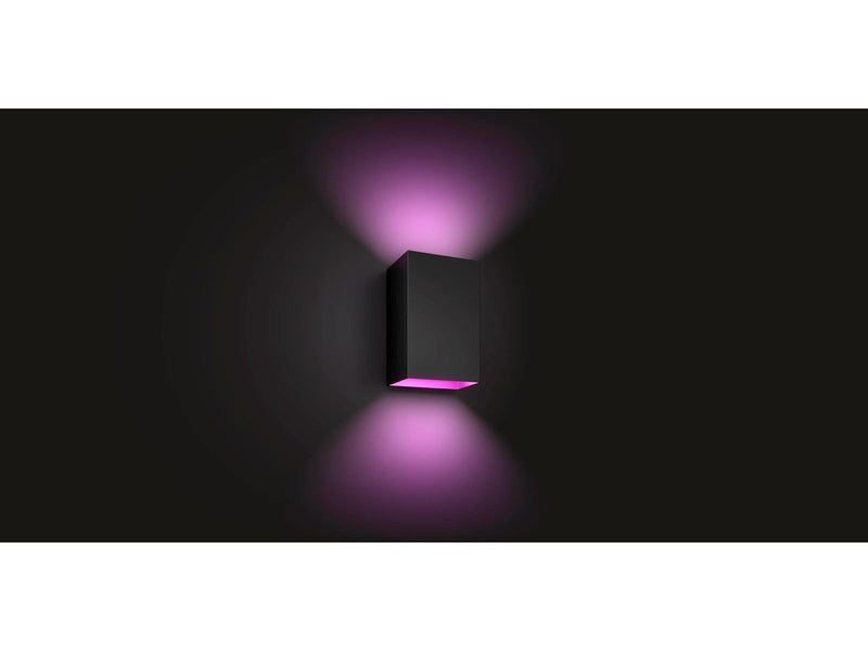 Philips Hue Resonate Outdoor Wandleuchte - Schwarz