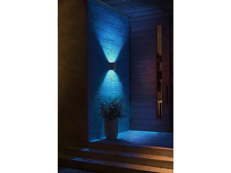 Philips Hue Resonate Outdoor Wandleuchte - Schwarz