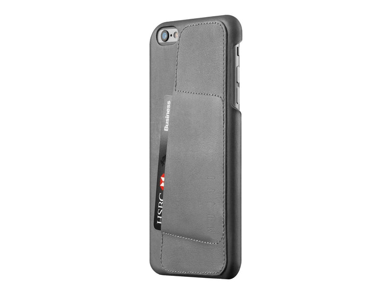 Mujjo Leather Wallet Case 80° - back cover for mobile phone