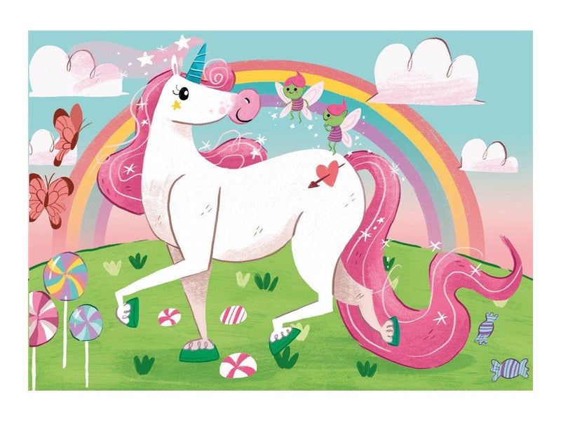 Clementoni 2x20 pcs. Puzzles Kids SuperColors Unicorn Boden