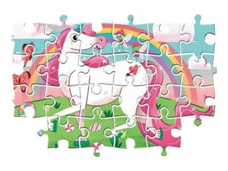Clementoni 2x20 pcs. Puzzles Kids SuperColors Unicorn Boden