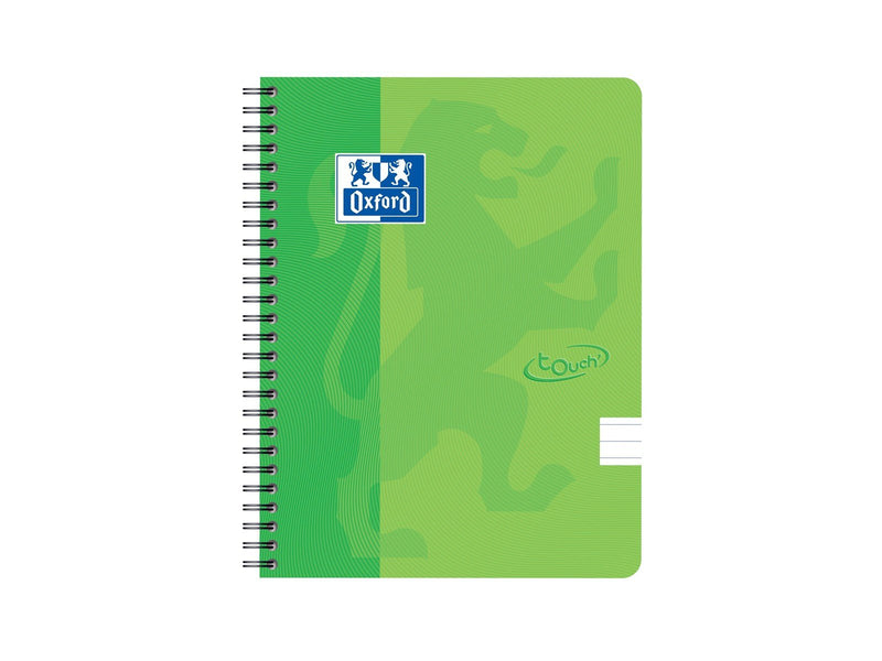 Oxford Touch Notebook A5 ruled 7 mm soft touch cover twin-wire 180 pages