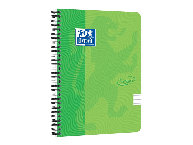 Oxford Touch Notebook A5 ruled 7 mm soft touch cover twin-wire 180 pages