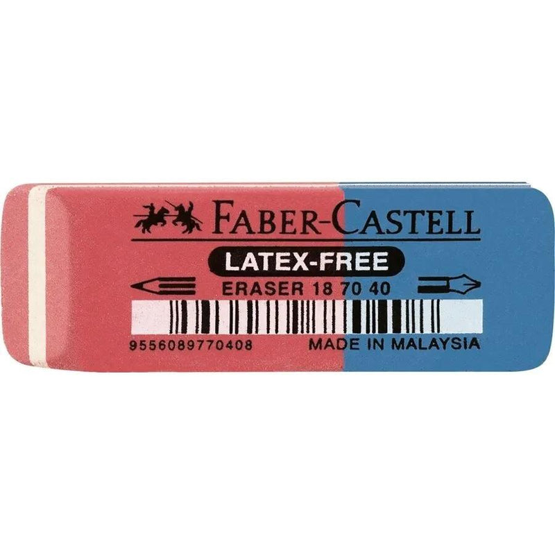 Faber-Castell 7070-40 Radiergummi - blau, rot