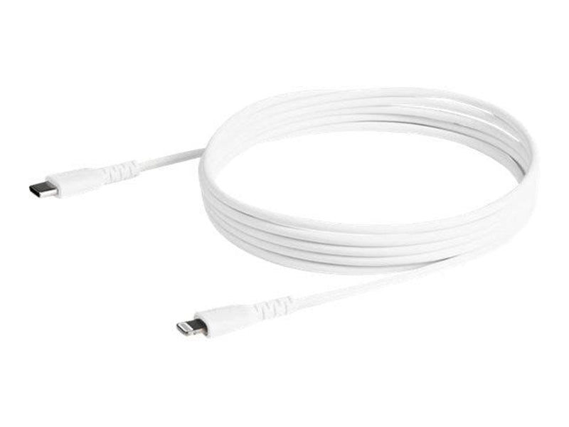 StarTech.com 2m / 6.6ft USB C to Lightning Cable - MFi Certified - White - Lightning cable - Lightning / USB 2.0 - 2 m