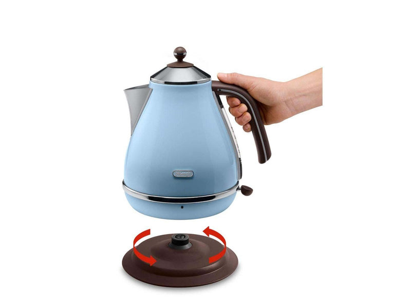 DeLonghi Wasserkocher Icona Vintage KBOV 2001 - Himmelblau - 2000 W