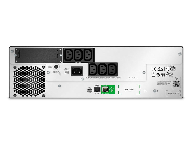APC SMTL1500RMI3UC - Smart-UPS - 1500VA/1350W - Line Interactive UPS