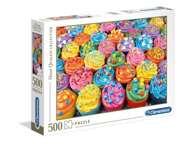 Clementoni 500 pcs. High Quality Collection COLORFUL CUPCAKES Boden
