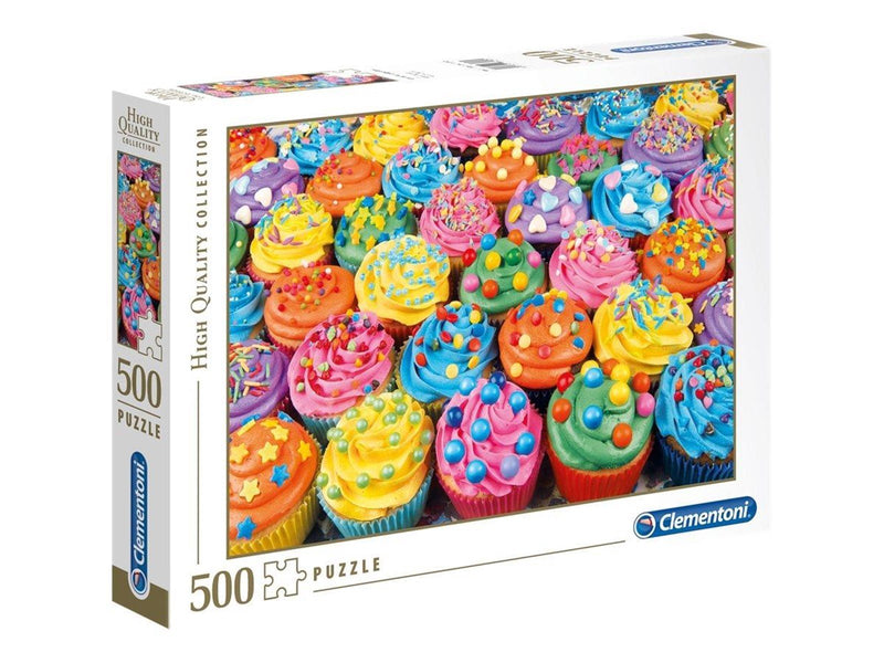 Clementoni 500 pcs. High Quality Collection COLORFUL CUPCAKES Boden