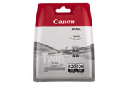 Canon Original PGI-520 PGBK Druckerpatronen 2er-Pack - schwarz 341 Seiten