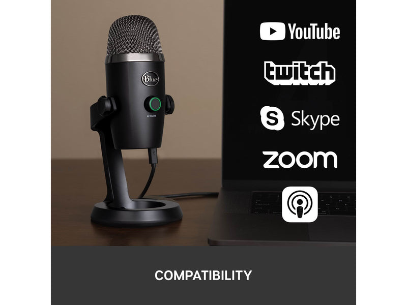 Logitech Yeti Nano USB Microphone for Mac and PC - Black