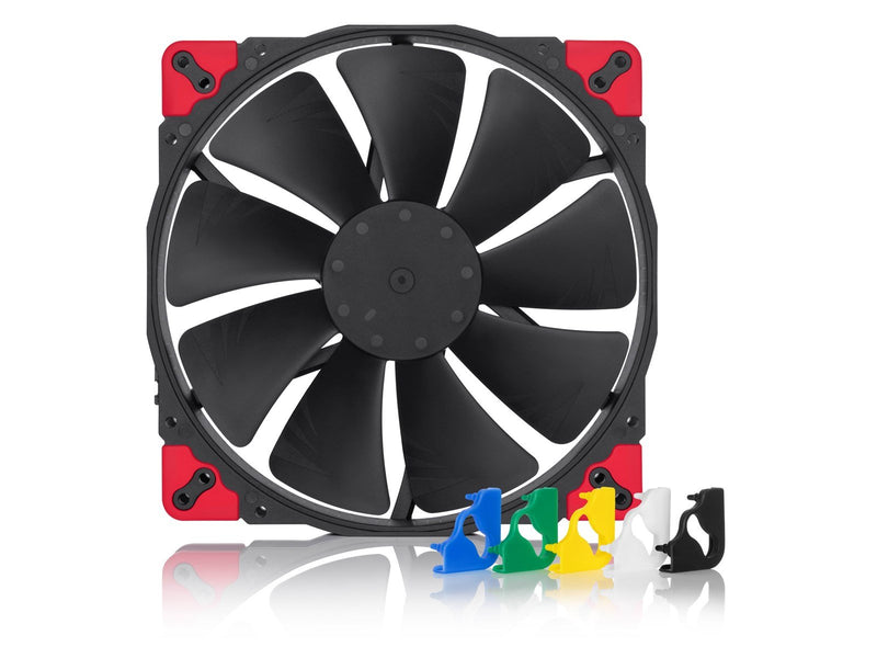 Noctua NF-A20 PWM chromax.black.swap - Gehäuselüfter - 200mm - Schwarz - 18 dBA