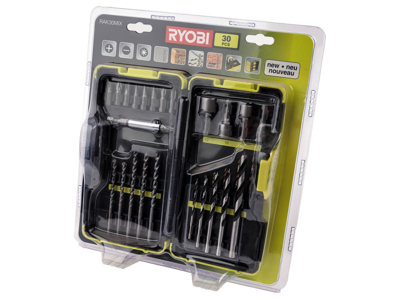 Ryobi RAK30MIX - screwdriver and drill bit set