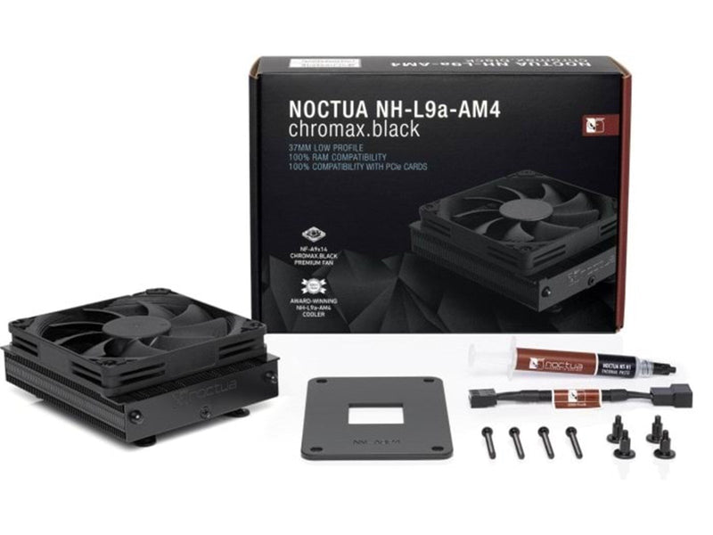 Noctua NH-L9a-AM4 chromax.black - CPU-Luftkühler - Max 24 dBA
