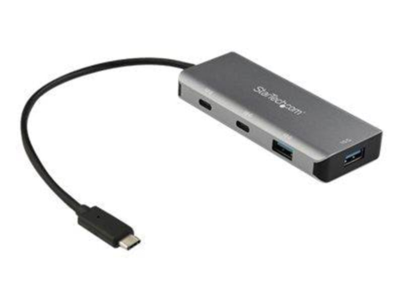 StarTech.com 4 -Port USB-C Hub (10Gbps) with 2x USB-A & 2x USB-C - hub - 4 ports USB-Hubs - 4 - Grau