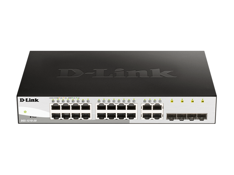 D-Link Web Smart DGS-1210-20 - Switch - 16 Anschlüsse - Verwaltet