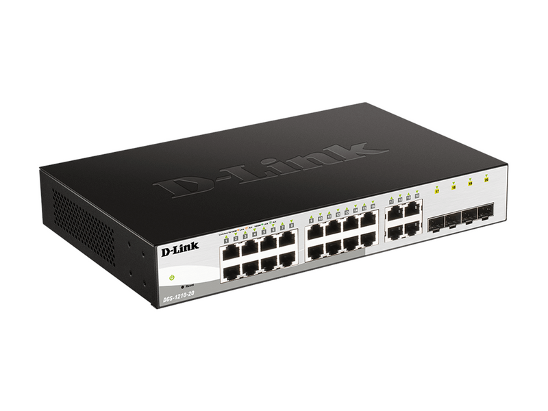 D-Link Web Smart DGS-1210-20 - Switch - 16 Anschlüsse - Verwaltet