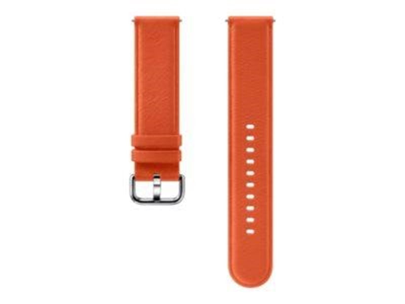 Samsung Galaxy Watch Active2 - Leather Strap - Orange