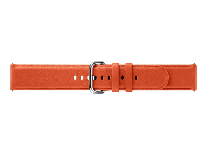 Samsung Galaxy Watch Active2 - Leather Strap - Orange
