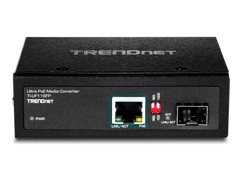 TRENDnet TI-UF11SFP - fibre media converter - 10Mb LAN 100Mb LAN GigE