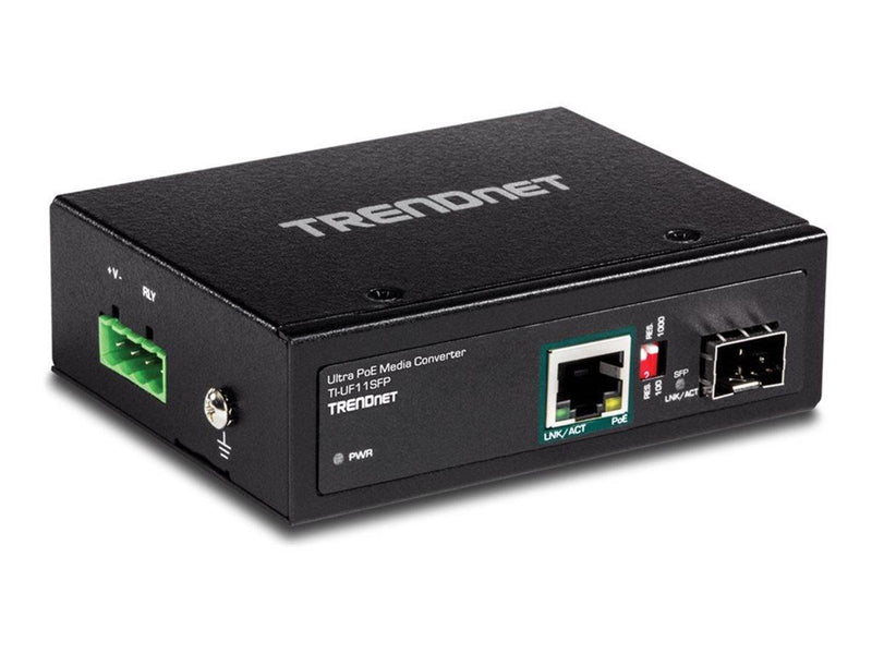 TRENDnet TI-UF11SFP - fibre media converter - 10Mb LAN 100Mb LAN GigE