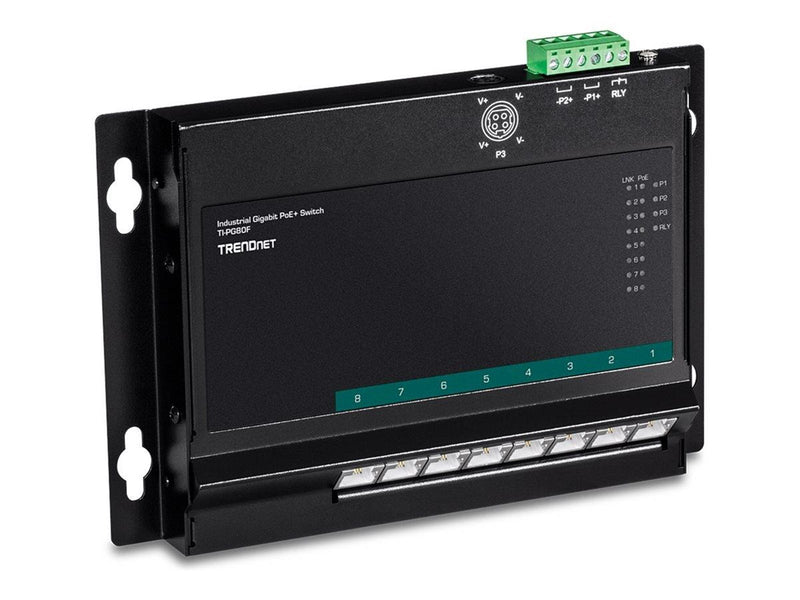 TRENDnet TI-PG80F - Industrial - switch - 8 ports - unmanaged