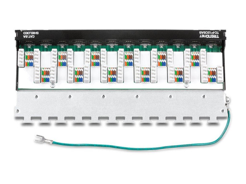 TRENDnet TC-P12C6AS - patch panel - 0.5U