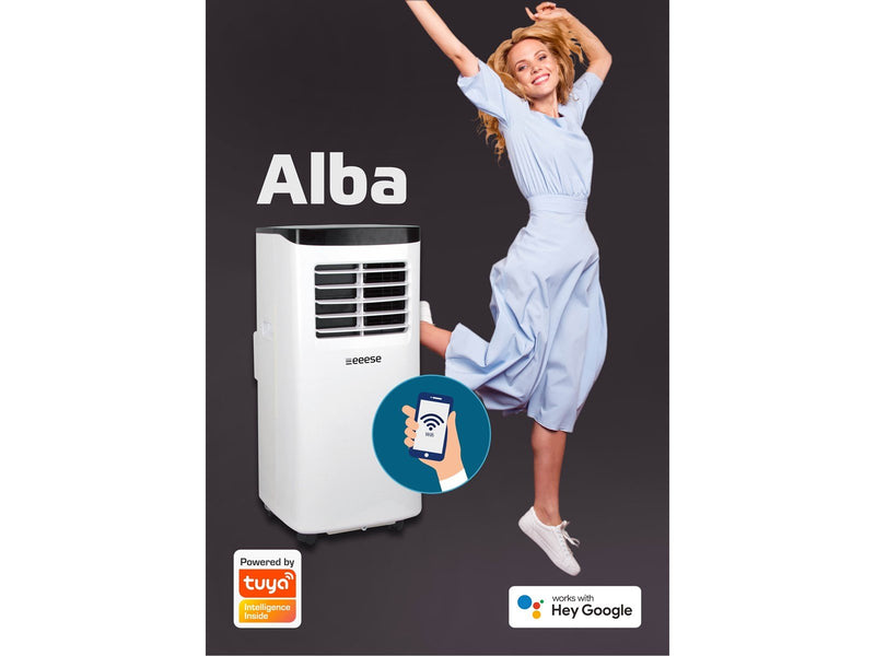 eeese Alba 2-in-1 klimaanlage und luftenfeuchter – 20 m2 – WLAN, Google Assistant