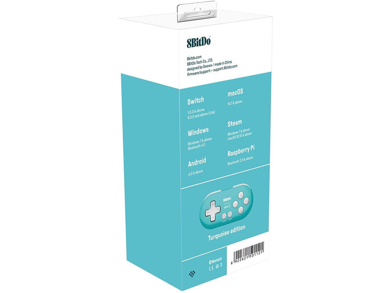8BitDo Zero 2 Turquoise Edition - Wireless Controller - Android