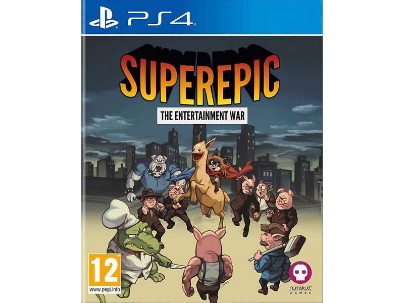 SuperEpic: The Entertainment War - Sony PlayStation 4 - Platformer - PEGI 12