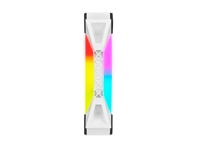 Corsair iCUE QL120 RGB - White - Gehäuselüfter - 120mm - Weiß mit RGB-Beleuchtung - 26 dBA