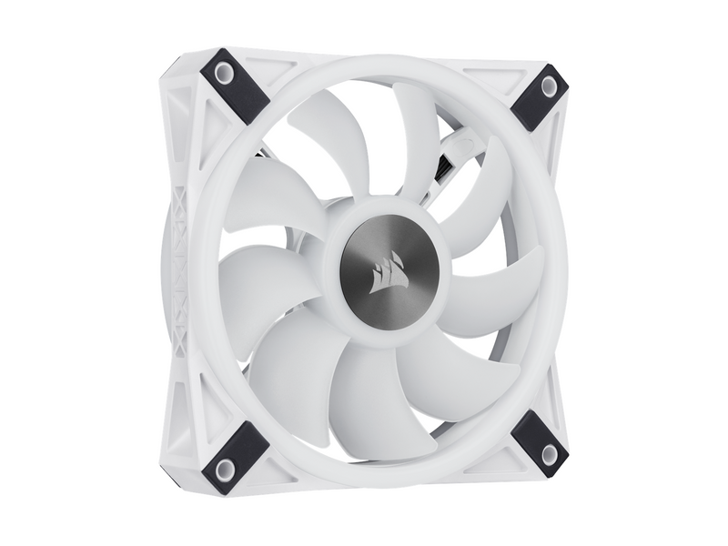 Corsair iCUE QL120 RGB - White - Gehäuselüfter - 120mm - Weiß mit RGB-Beleuchtung - 26 dBA