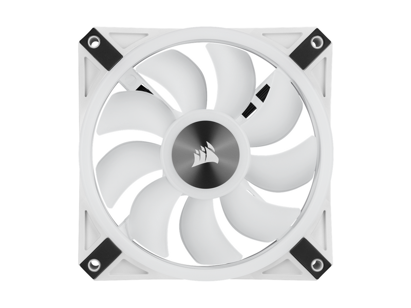 Corsair iCUE QL120 RGB - White - Gehäuselüfter - 120mm - Weiß mit RGB-Beleuchtung - 26 dBA