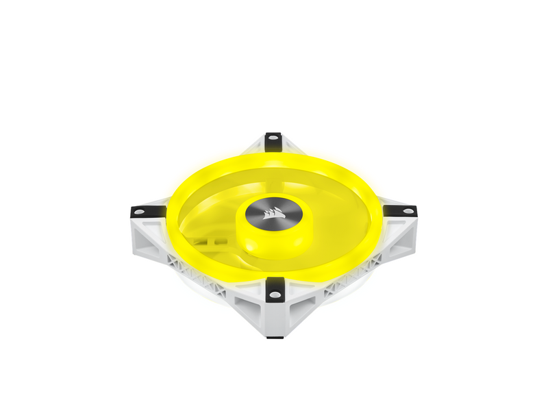 Corsair iCUE QL120 RGB - White - Gehäuselüfter - 120mm - Weiß mit RGB-Beleuchtung - 26 dBA
